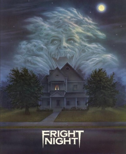 A poster for the 1985 vampire movie, Fright Night