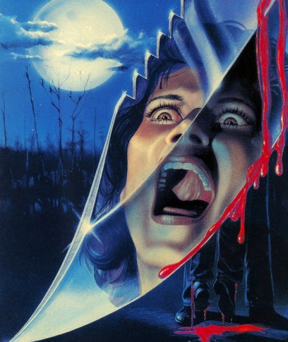 A poster for the 1987 thanksgiving slasher movie, Blood Rage