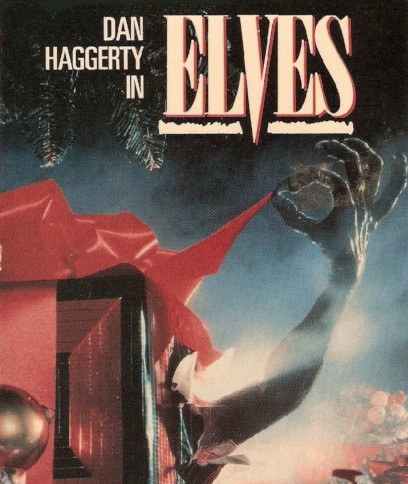 A poster for the 1989 Christmas horror movie, Elves
