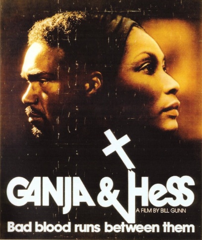 A poster for the 1973 vampire art film, Ganja and Hess