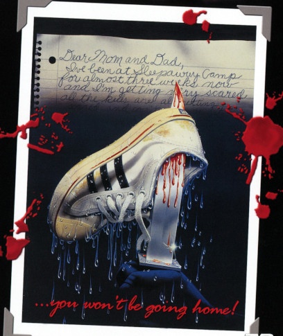 A poster for the 1983 slasher movie, Sleepaway Camp