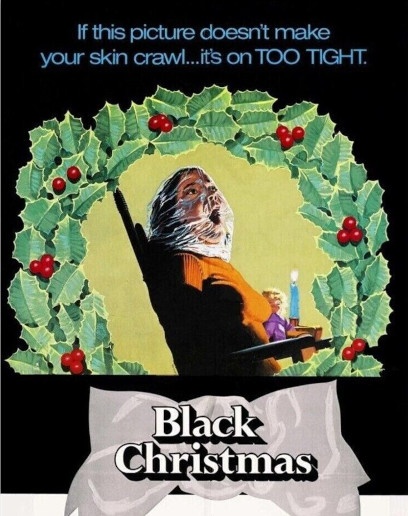 A poster for the 1974 christmas horror movie, Black Christmas