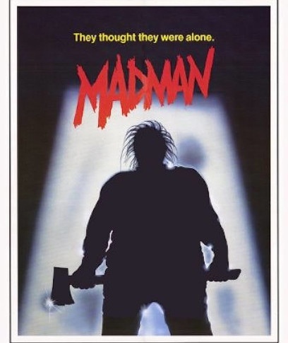 A poster for the 1981 slasher movie, Madman