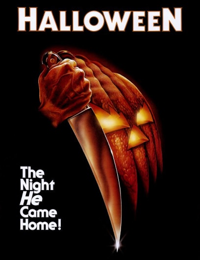 A poster for the 1978 slasher movie classic, Halloween